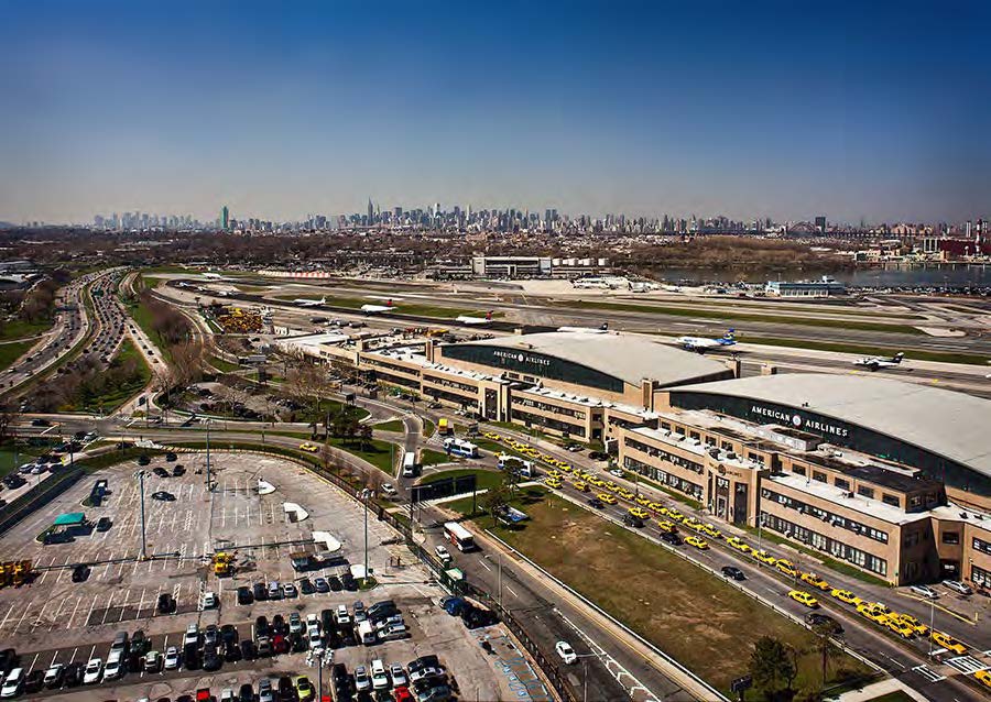 American Airlines’ terminal facilities at JFK International Airport