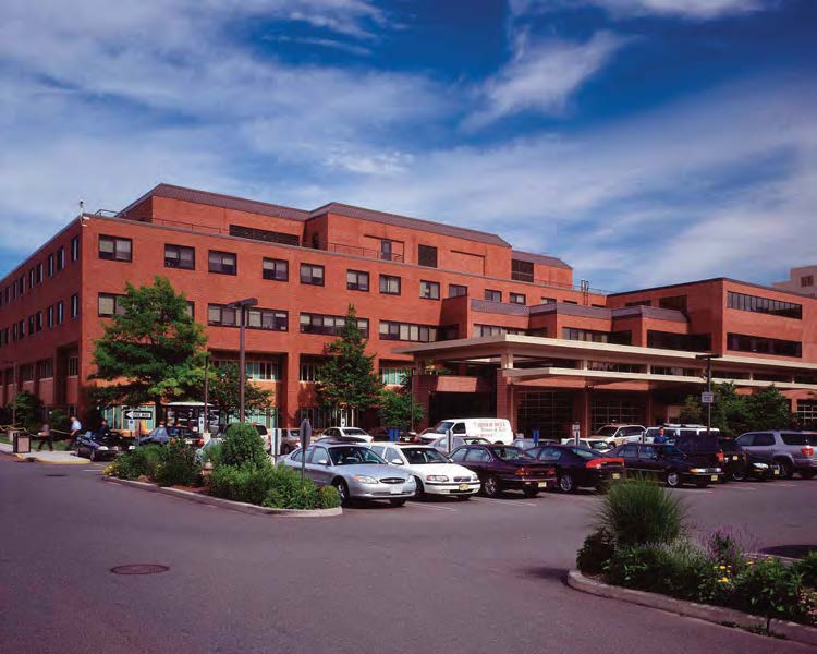 exterior of The Valley Hospital in 1994