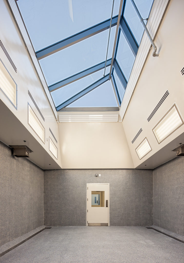holding room with large skylight | Torcon Construction Management