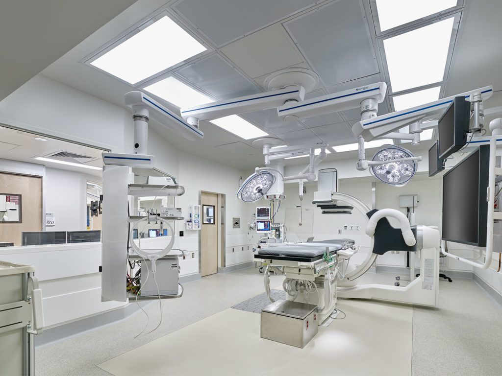 state of the art robotic suite in the Keleman Building at Cooper University Health