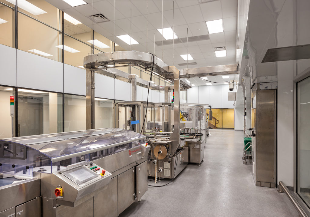 Genzyme’s fill-finish and packaging line