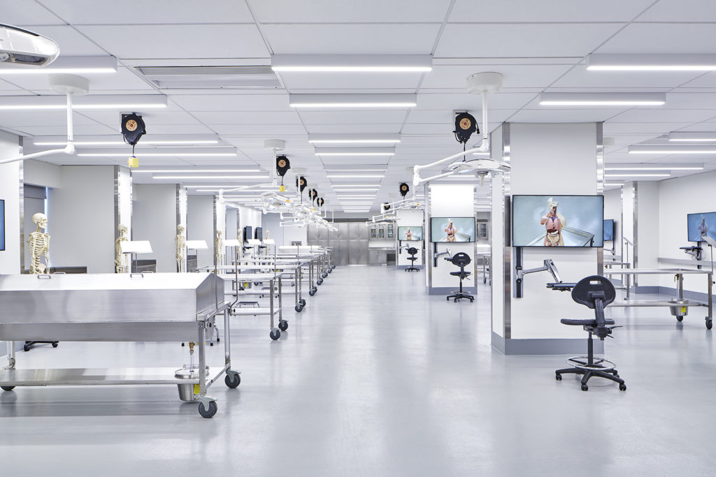 gross anatomy lab at Hackensack Meridian Health School of Medicine