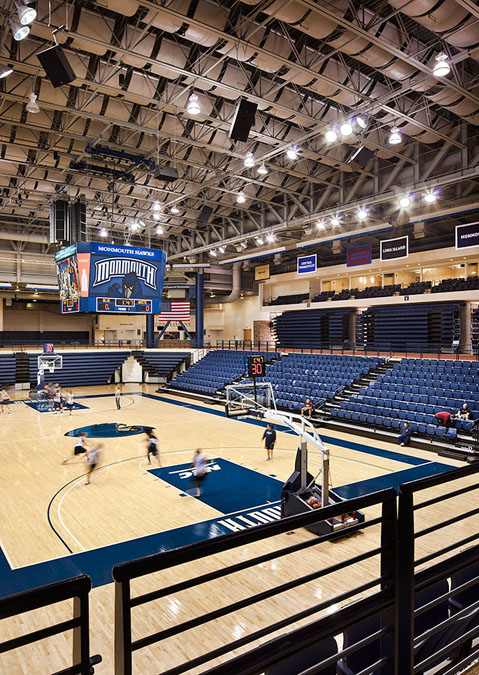 4,100 seat arena for the Monmouth University’s Division 1 basketball program