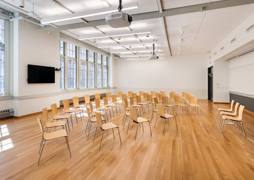 classroom at New Jersey Institute of Technology, Central King Building