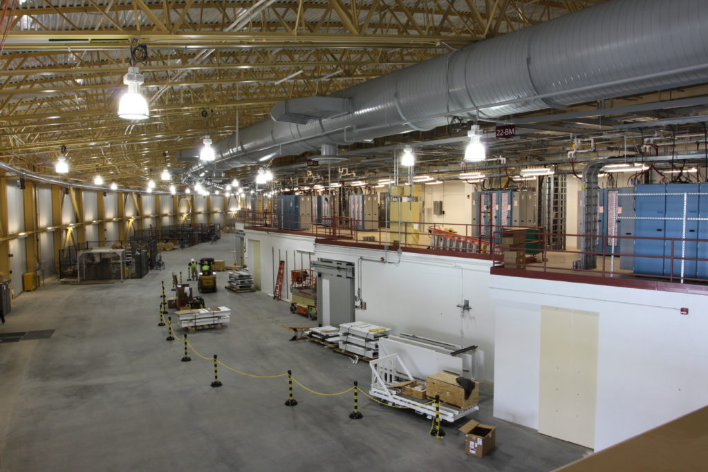 interior of the NSLSII at Brookhaven National Laboratories