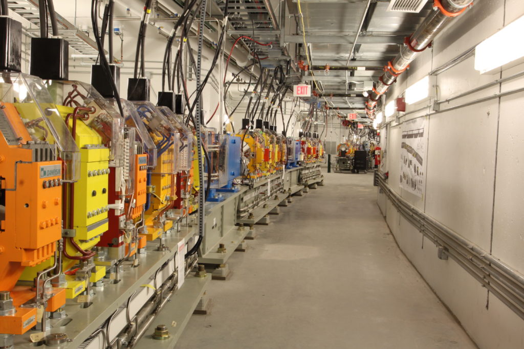 interior of the NSLSII at Brookhaven National Laboratories