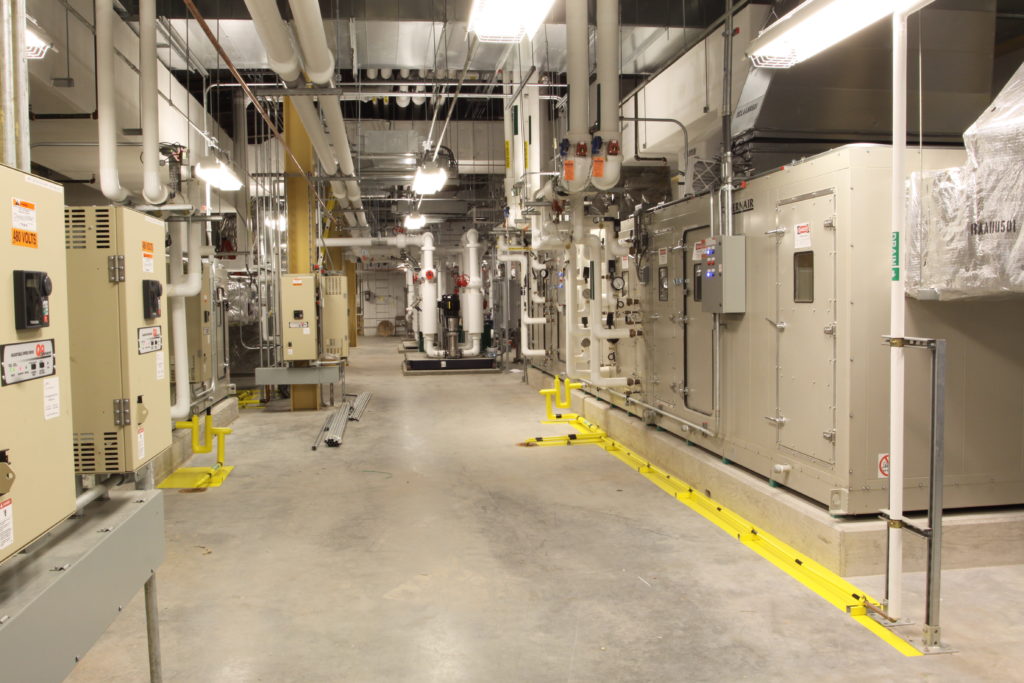 mechanical equipment in the NSLSII at Brookhaven National Laboratories
