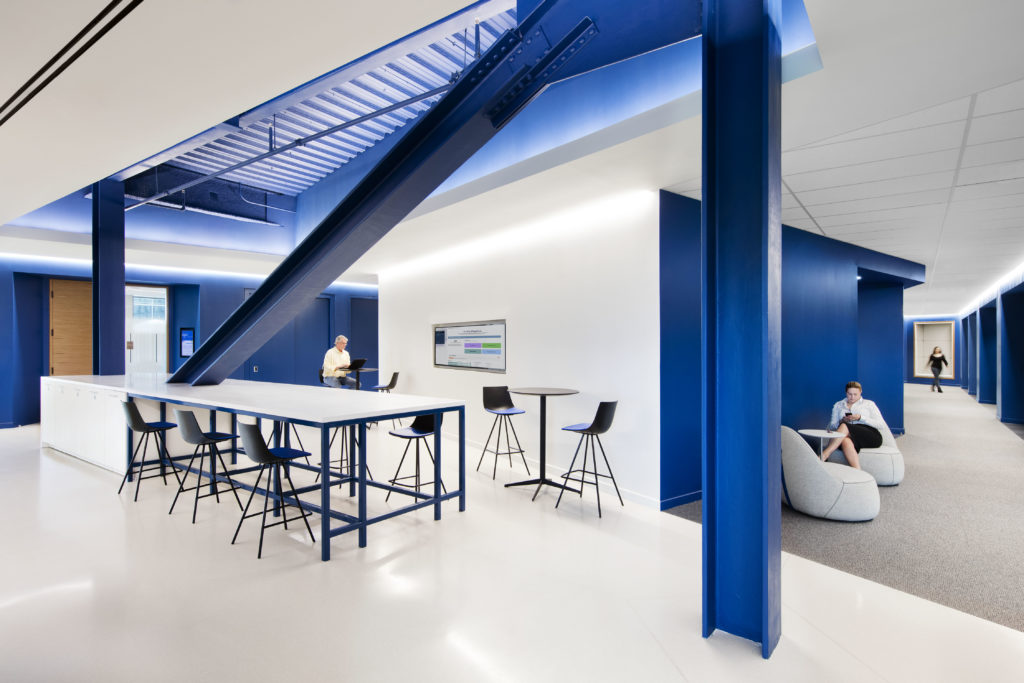 working spaces at Bristol-Myers Squibb Princeton Pike Offices