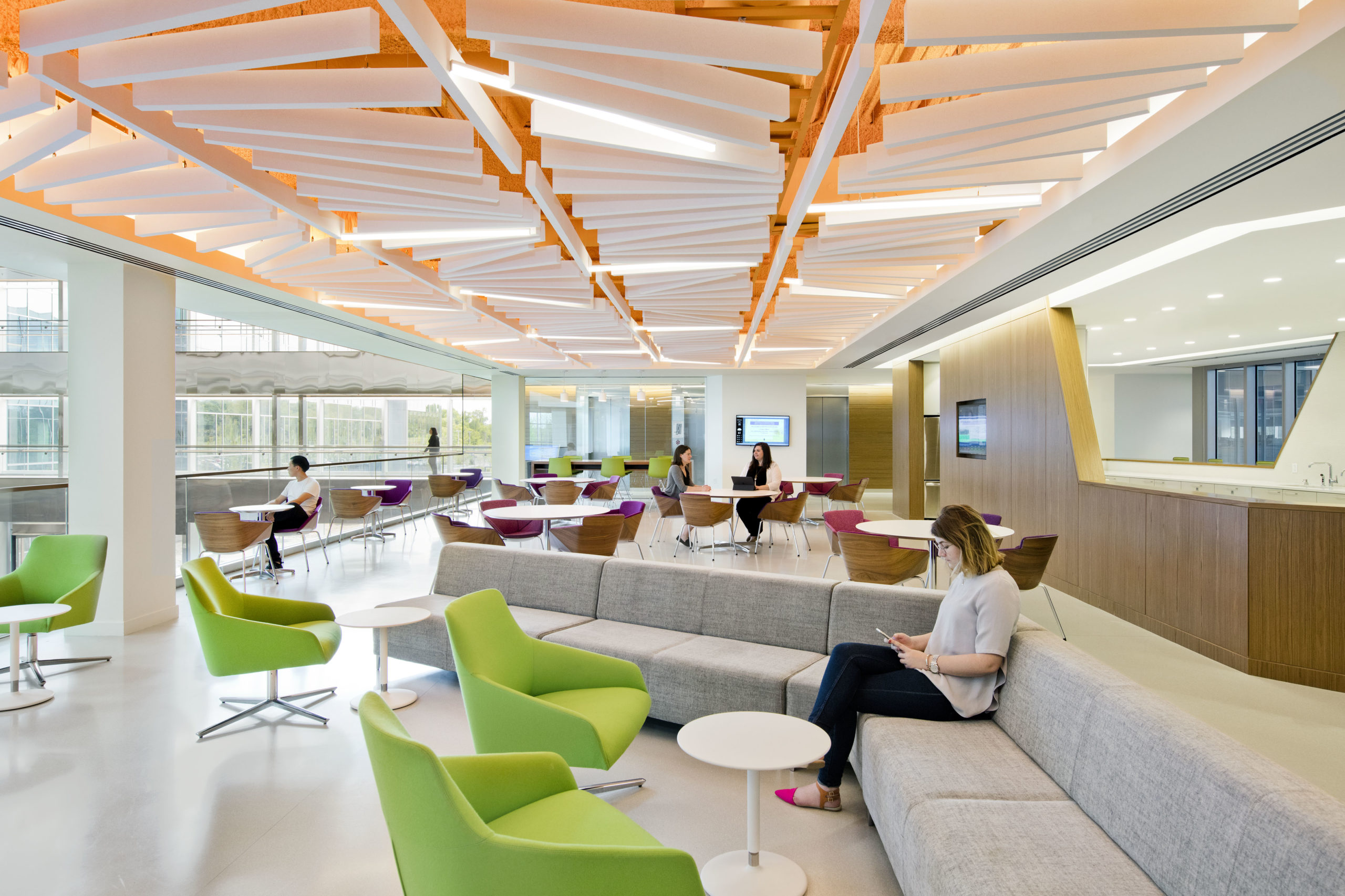 collaborative work spaces in Bristol-Myers Squibb Princeton Pike Offices