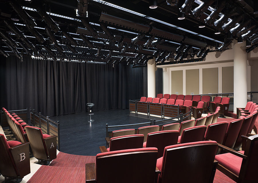 drama theater with seating for 65 at whitman college