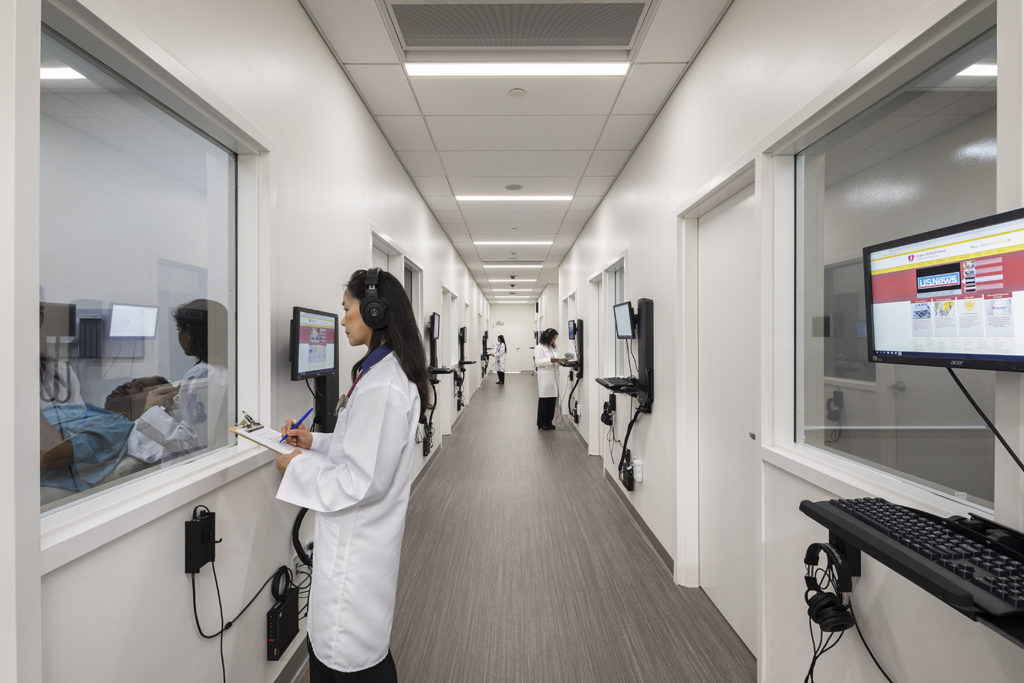 laboratory spaces & simulation rooms for medical students