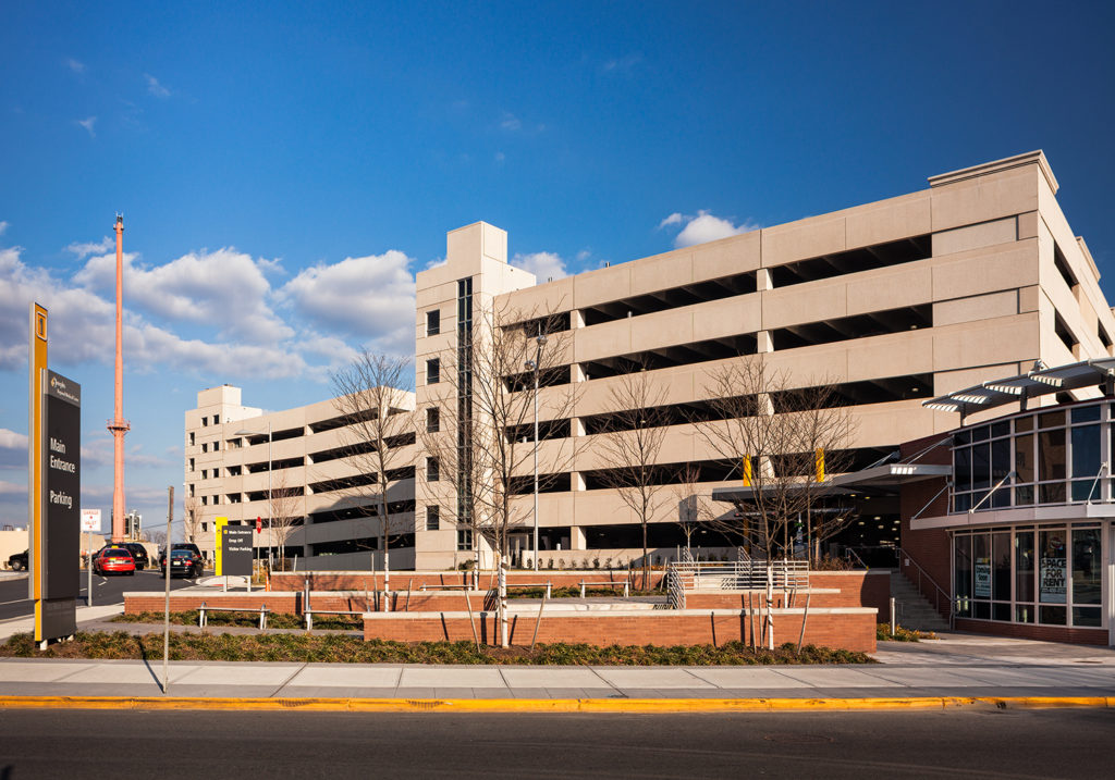 1,100-car parking structure adjacent to St. Joseph’s Regional Medical Center