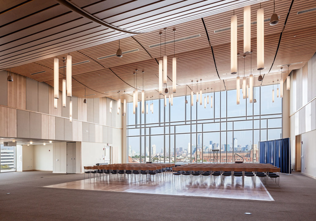 The Duncan Family Sky Room, an event facility offering panoramic views of Manhattan