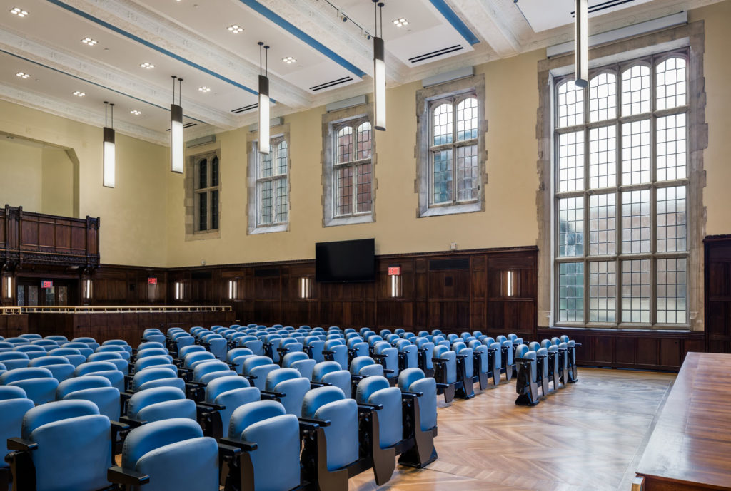 large lecture hall in upenns arch building