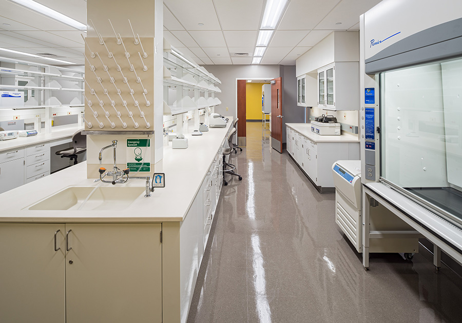 research laboratory at the bolger medical arts building