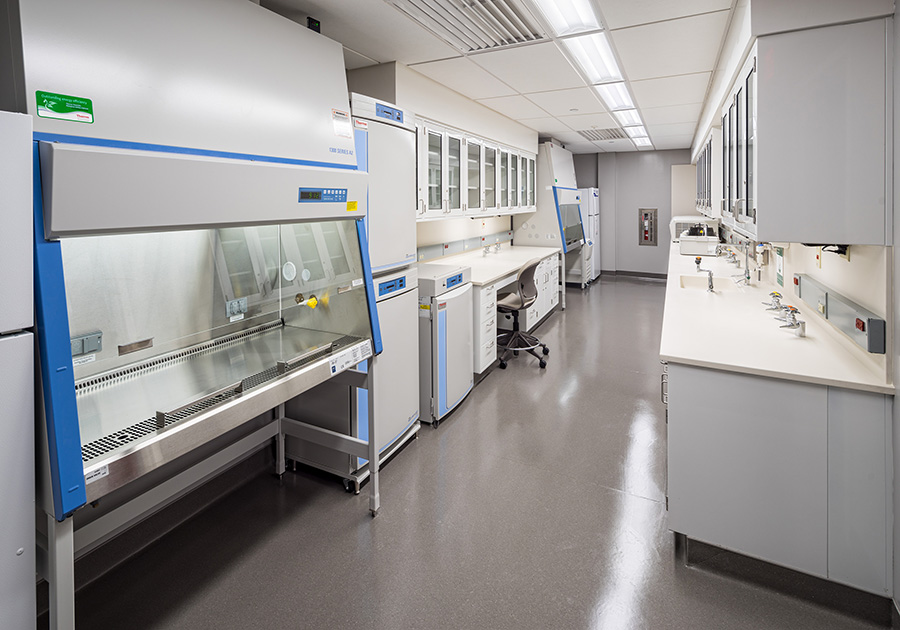 cancer research laboratory at the bolger medical arts building