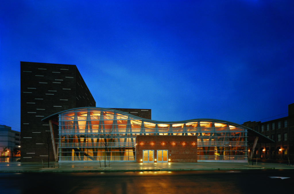 Two River Theatre Company Performing Arts Center at Night